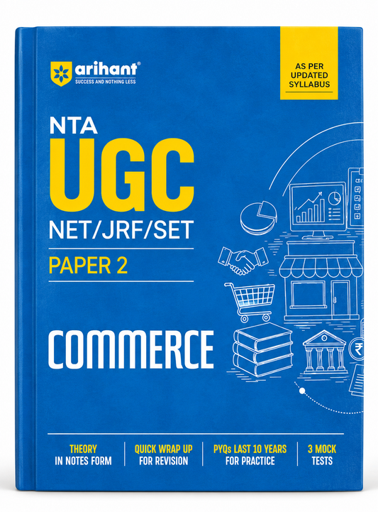 NTA UGC NET/JRF/SET Paper 2 Commerce – Arihant | Updated Syllabus
