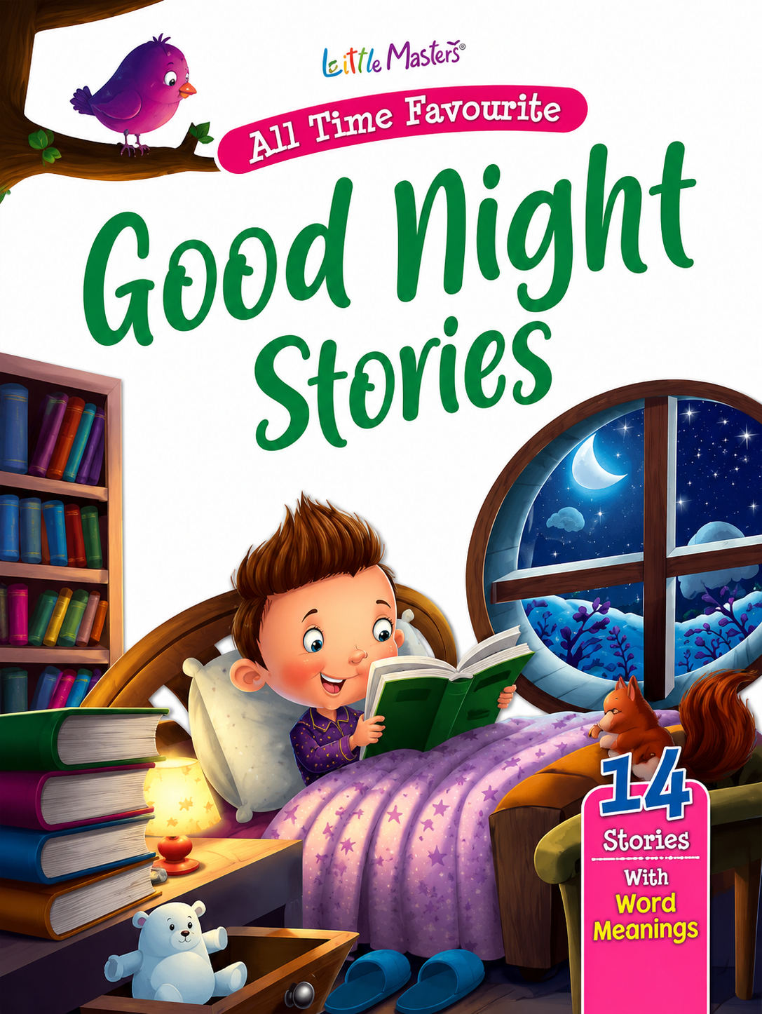 All Time Favourite Good Night Stories – 14 Stories with Word Meanings