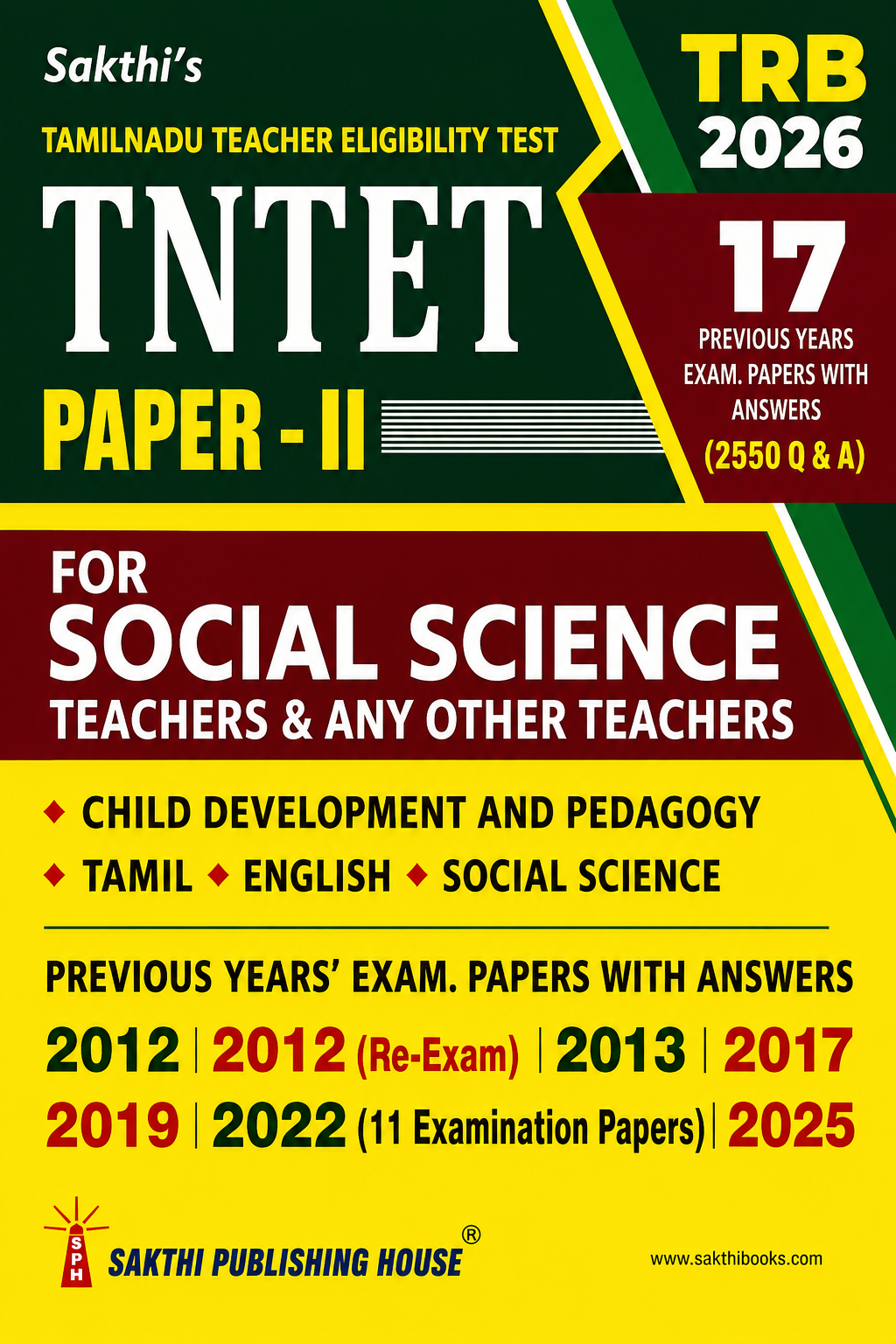 TNTET Paper-II 2026 – Social Science Teachers & Any Other Teachers