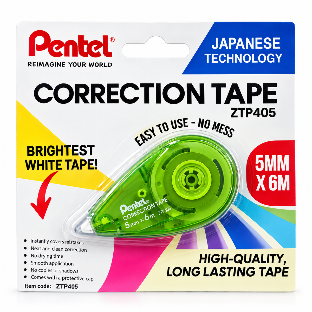 Panta Correction Tape ZTP405 | 5 mm x 6 m