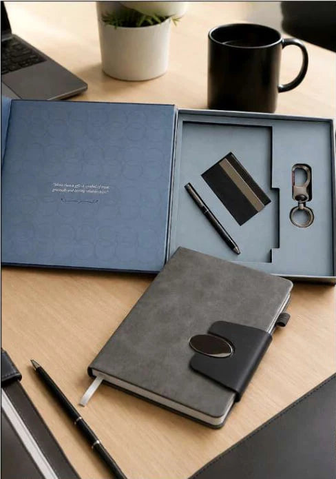 Vision Diaries V-903 Premium Corporate Gift Set – Executive A5 Diary