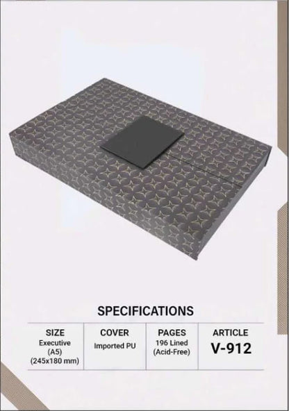 Vision Diaries V-912 Premium Corporate Gift Set – Executive A5 Diary