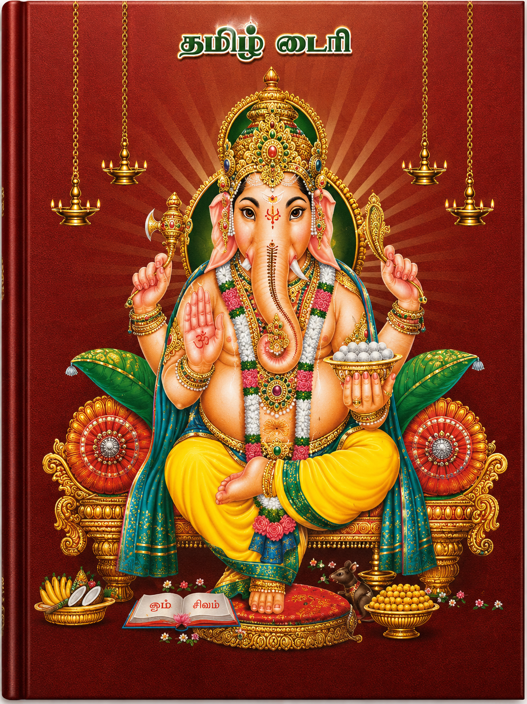 Tamil Panchangam Diary 2027 – B5 Size, Ruled Pages