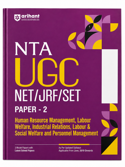 Buy NTA UGC NET/JRF/SET 2025 Geography Paper 2 Study Guide by Arihant. Includes 4000 MCQs, solved papers, model papers and complete Geography syllabus coverage.