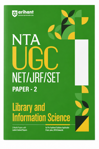 NTA UGC NET/JRF/SET Paper 2 Library and Information Science | Arihant | Model Papers & Latest Solved Papers
