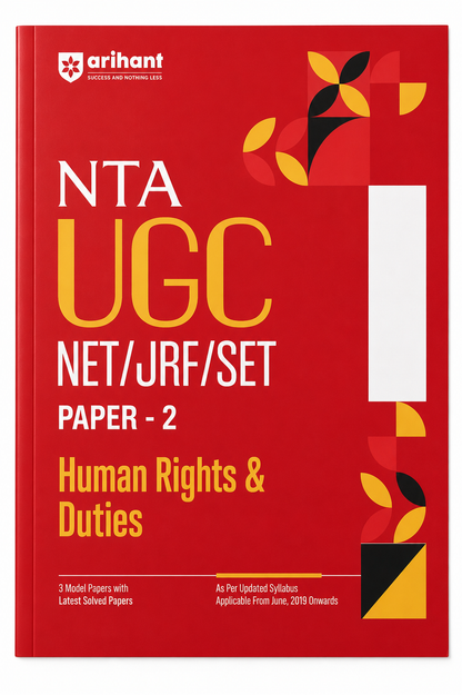 NTA UGC NET/JRF/SET Paper 2 Human Rights & Duties | Arihant | 3 Model Papers & Latest Solved Papers