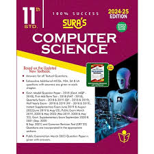 Book cover of 'Computer Science' by Suresh Publications with a purple and pink color scheme.