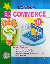 Book cover of 'EC Commerce' by Loyola with a green and blue design.