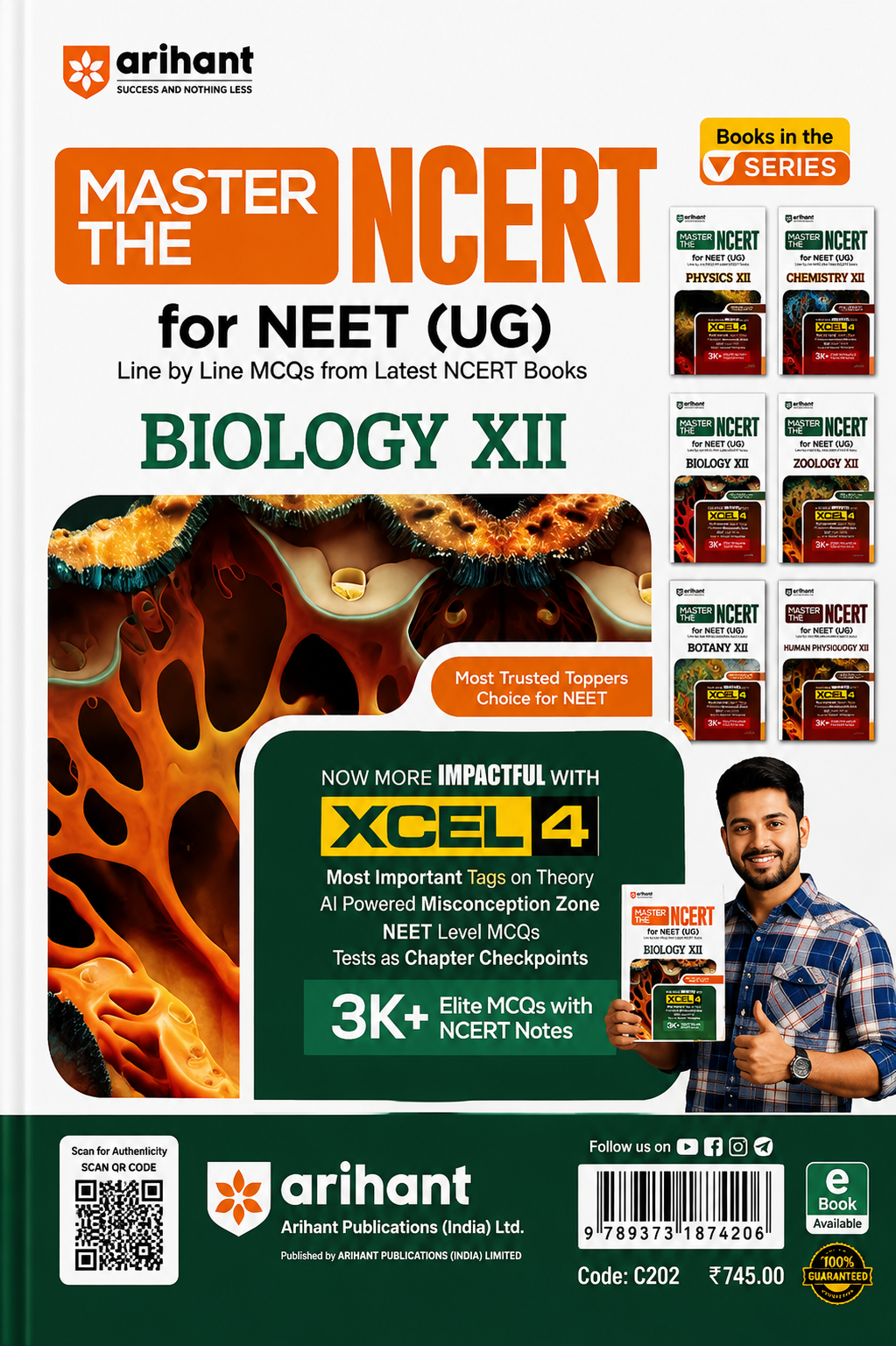 Master the NCERT for NEET (UG) Biology XII | Line by Line MCQs from Latest NCERT Books | Arihant