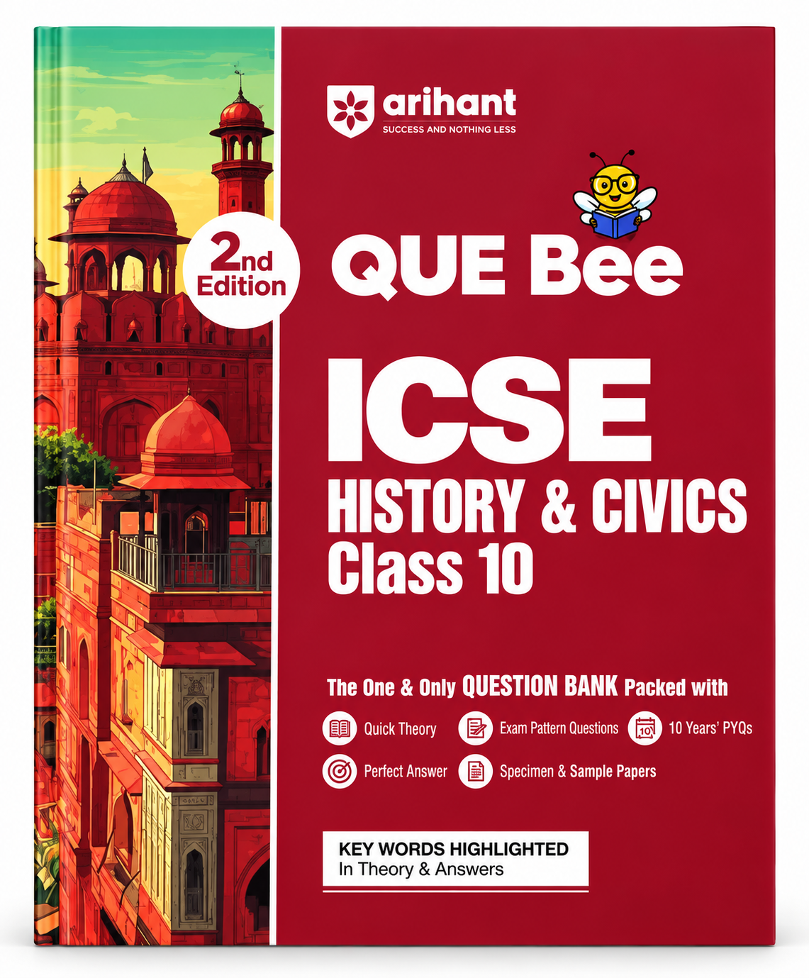 Arihant QUE Bee ICSE History and Civics Class 10 Question Bank
