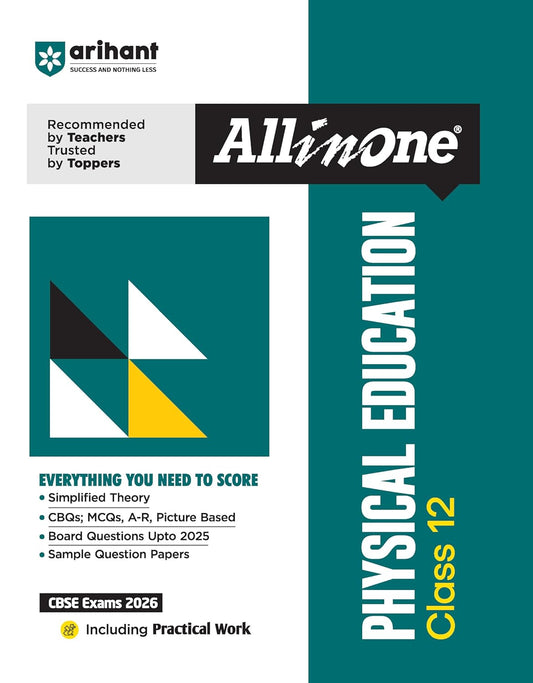 Arihant All in One Physical Education Class 12 for CBSE Exams 2025-26