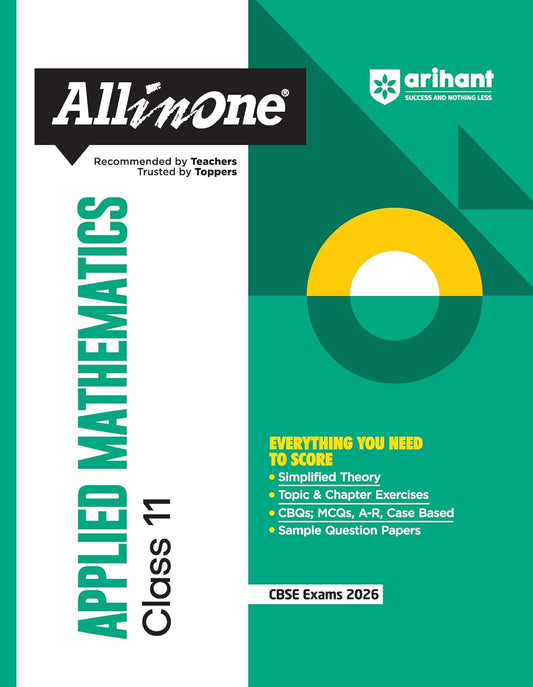 Arihant All in One Mathematics Class 11 for CBSE Exams 2025-26 | Revised Edition