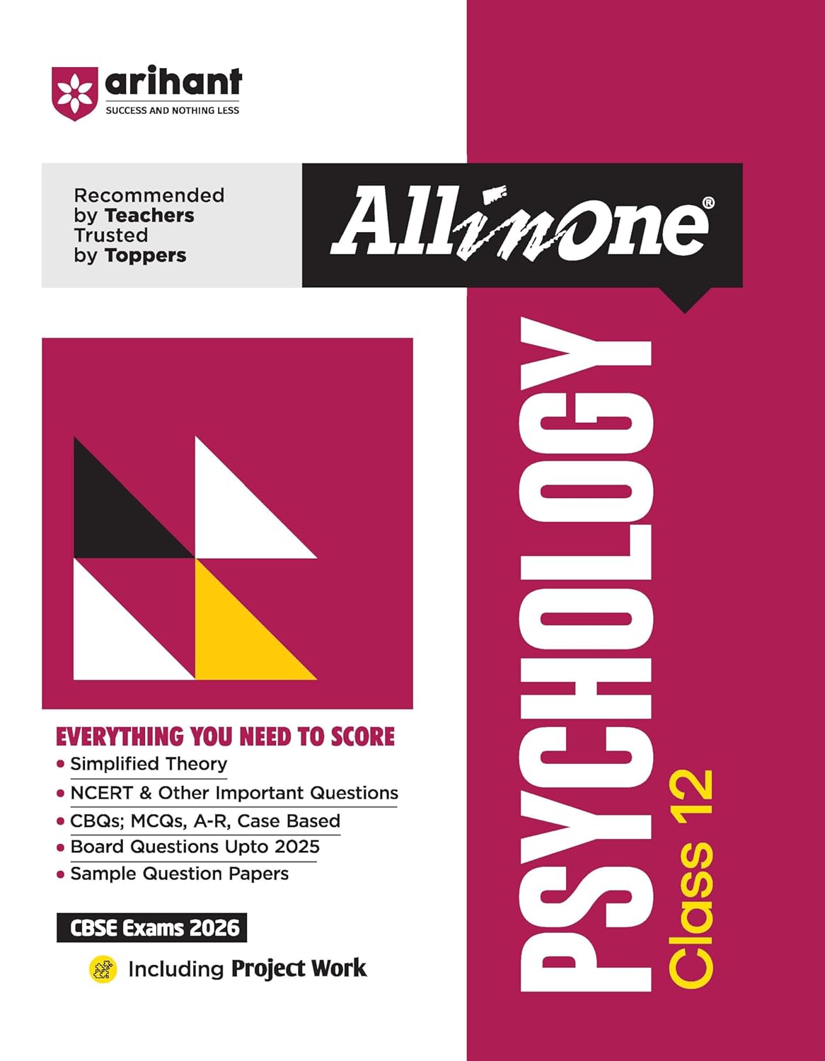 Arihant All in One Psychology Class 12 for CBSE Exams 2025-26