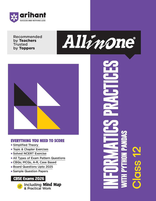 Arihant All in One Informatics Practices with Python Pandas Class 12