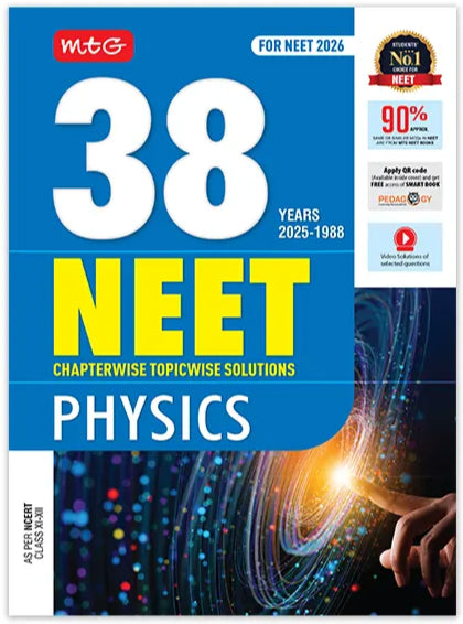 MTG 38 Years NEET Physics Chapterwise Topicwise Solution