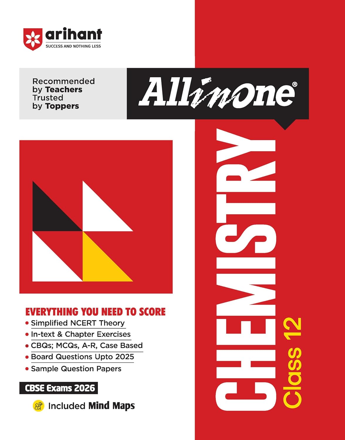 Arihant All in One Chemistry Class 12 for CBSE Exams 2025-26