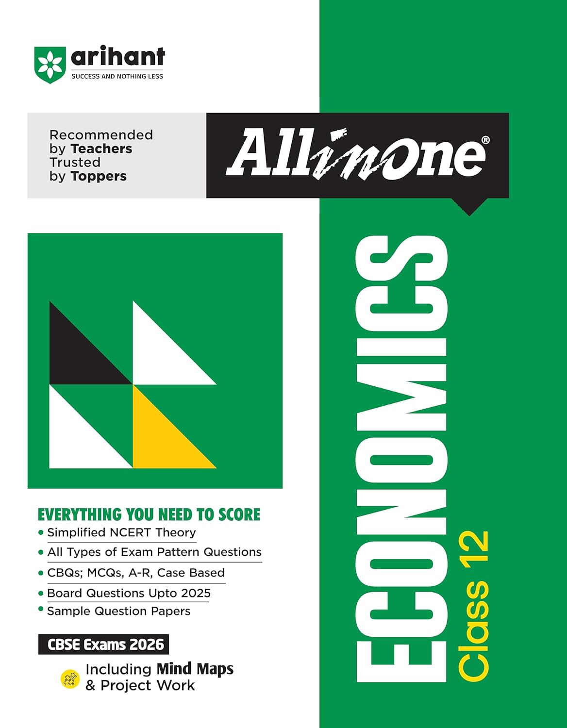 Arihant All in One Economics Class 12 for CBSE Exams 2025-26