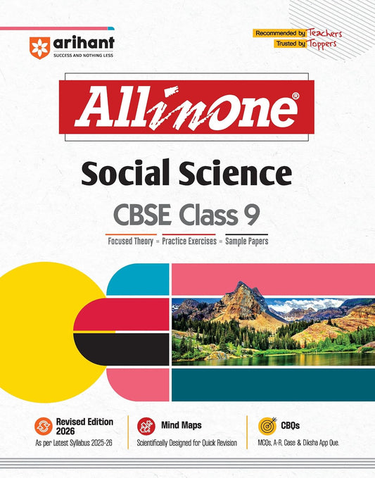 Arihant All in One Social Science Class 9 for CBSE Exams 2025-26 Revised Edition