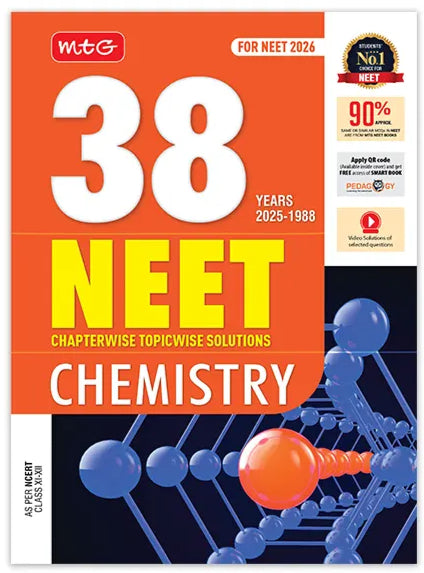 MTG 38 Years NEET Chemistry Chapterwise Topicwise Solution