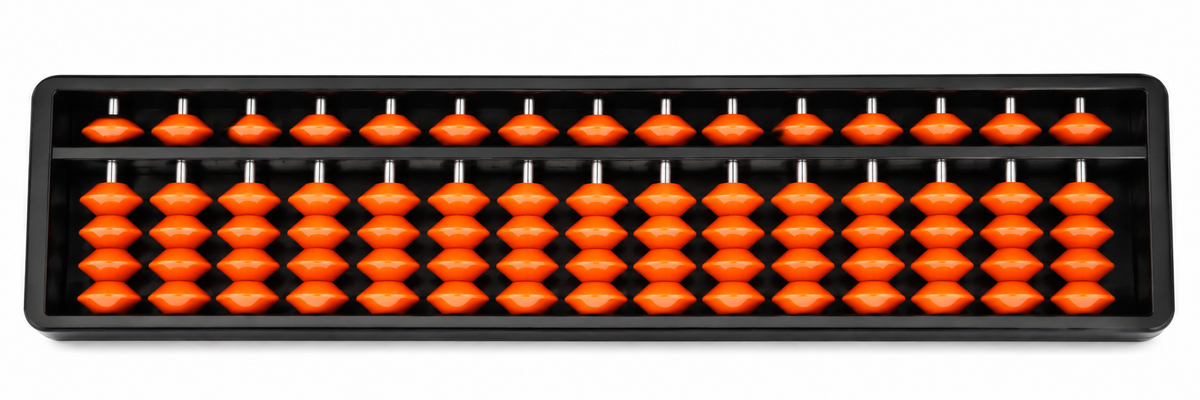 A black rectangular tray containing multiple bright orange silicone or rubber loop pieces arranged in two rows, photographed on a plain white background.