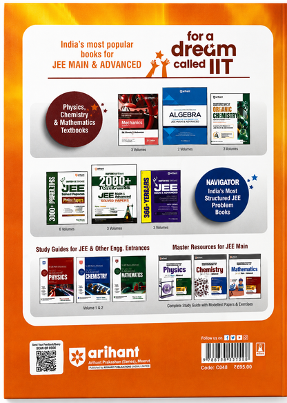 JEE Main & Advanced Mathematics | 49 Years JEE Advanced + 25 Years JEE Main | Chapterwise Topicwise Levelwise PYQs | Amit M. Agarwal | Arihant