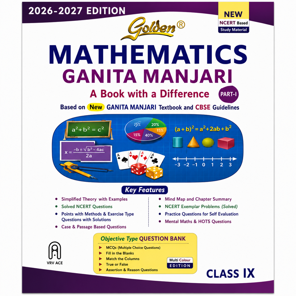 Golden Mathematics Ganita Manjari – Class 9