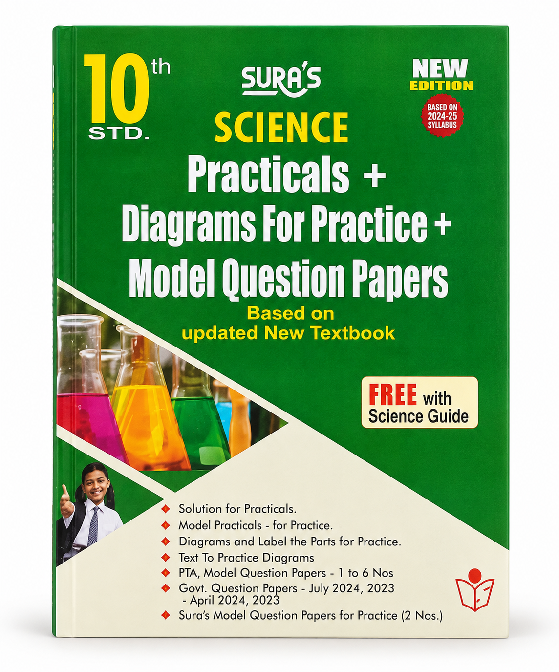 Sura's 10th Std. Science Guide – 2027–28 Edition (Based on Updated New Textbook)