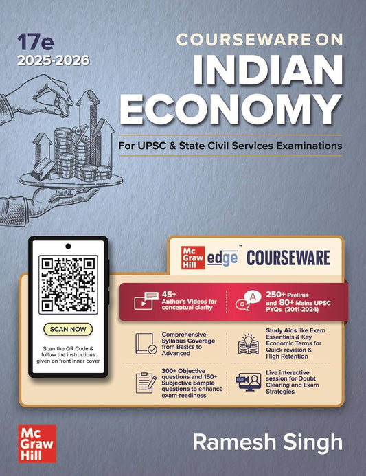Indian Economy Courseware (English) by Ramesh Singh | 17th Edition | UPSC CSE 20