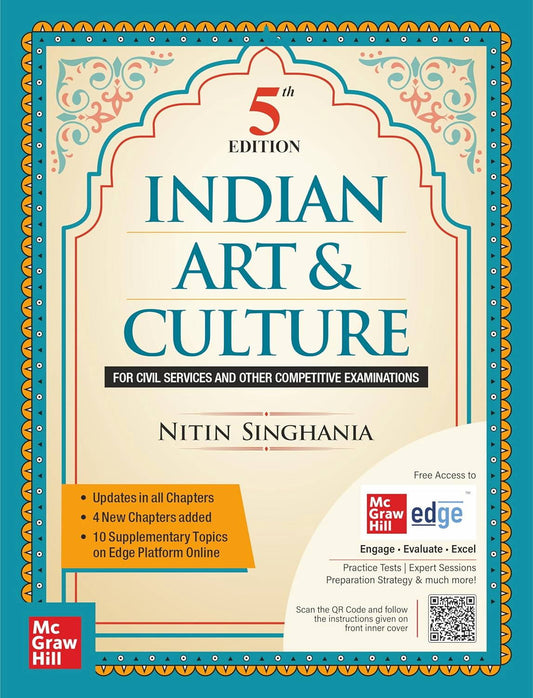 Indian Art and Culture (English) by Nitin Singhania (IAS) for UPSC CSE 2025