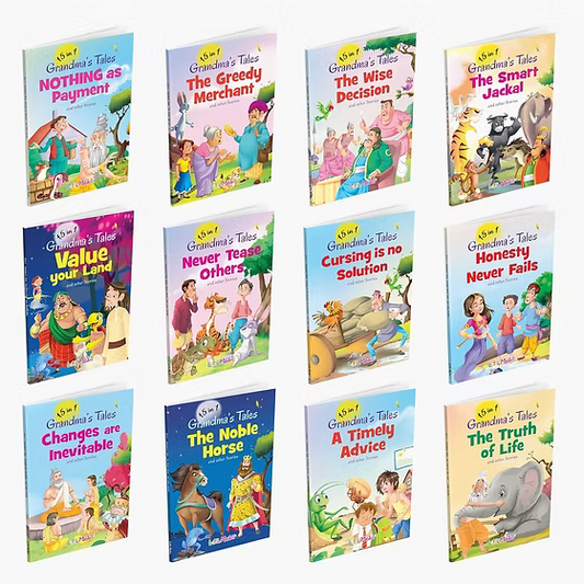 15 in 1 Grandma Tales | Childrens Story Book (Pack of 12)