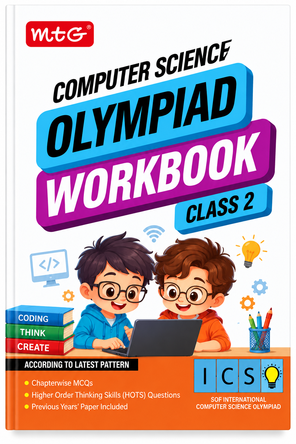 MTG Computer Science Olympiad Workbook Class 2 | 2026–27 Edition