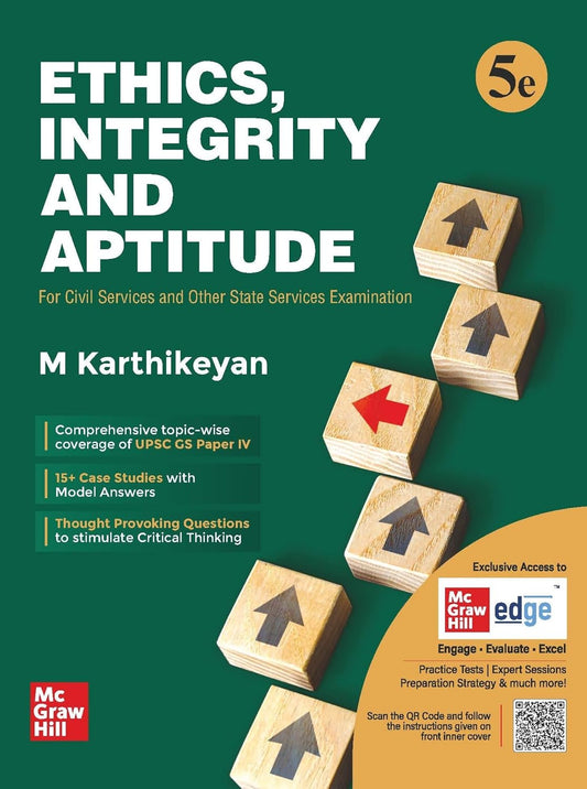 Ethics Integrity and Aptitude 5th Edition by M Karthikeyan UPSC GS Paper 4 McGraw Hill Book