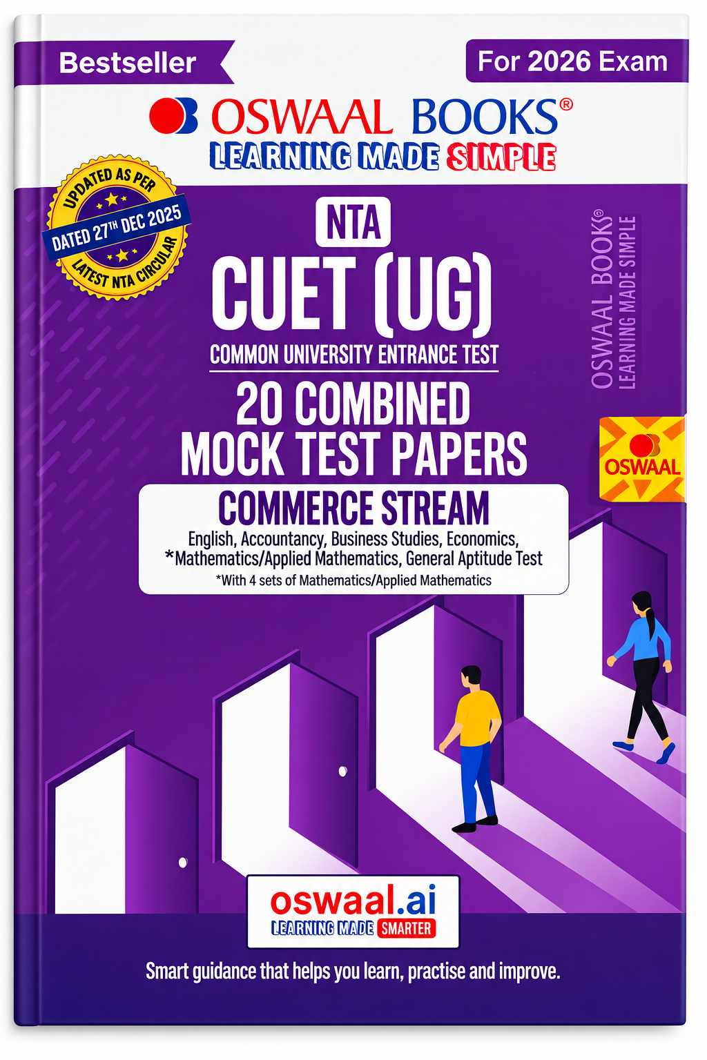 NTA CUET (UG) 10 Mock Test Papers – Mathematics | For 2026 Exam