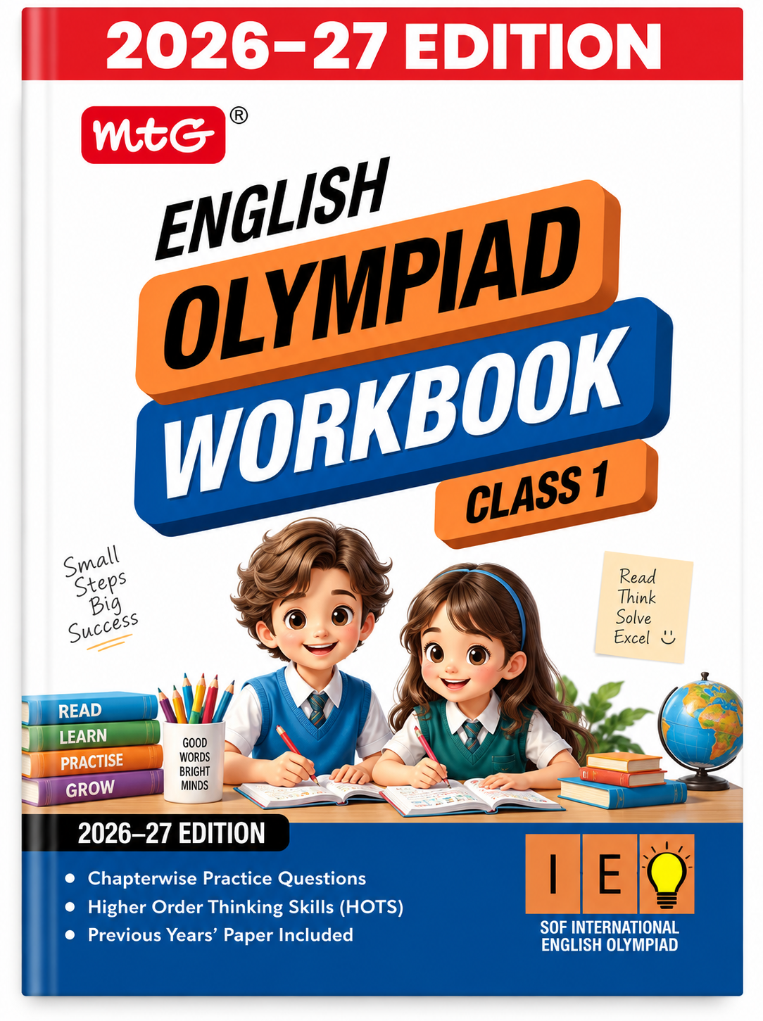 MTG English Olympiad Workbook Class 1 | 2026–27 Edition