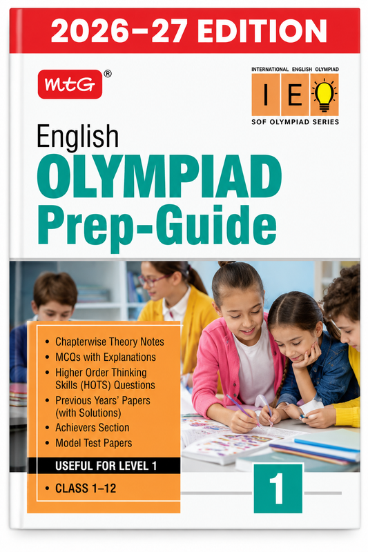 MTG English Olympiad Prep-Guide Class 1 | SOF IEO 2026–27