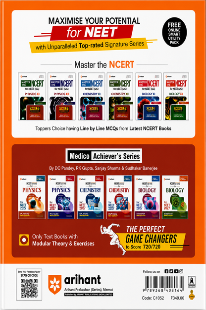 Master the NCERT for NEET/JEE | Line by Line MCQs from Latest NCERT Books | Arihant