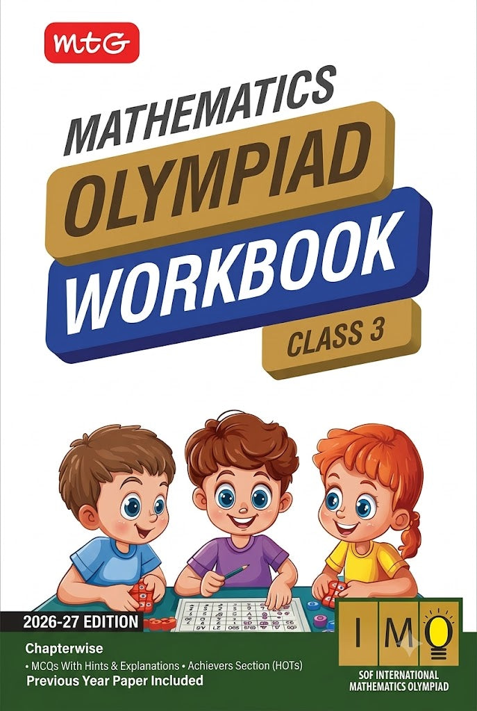 MTG International Mathematics Olympiad (IMO) Workbook | Class 3 (2026–27 Edition)