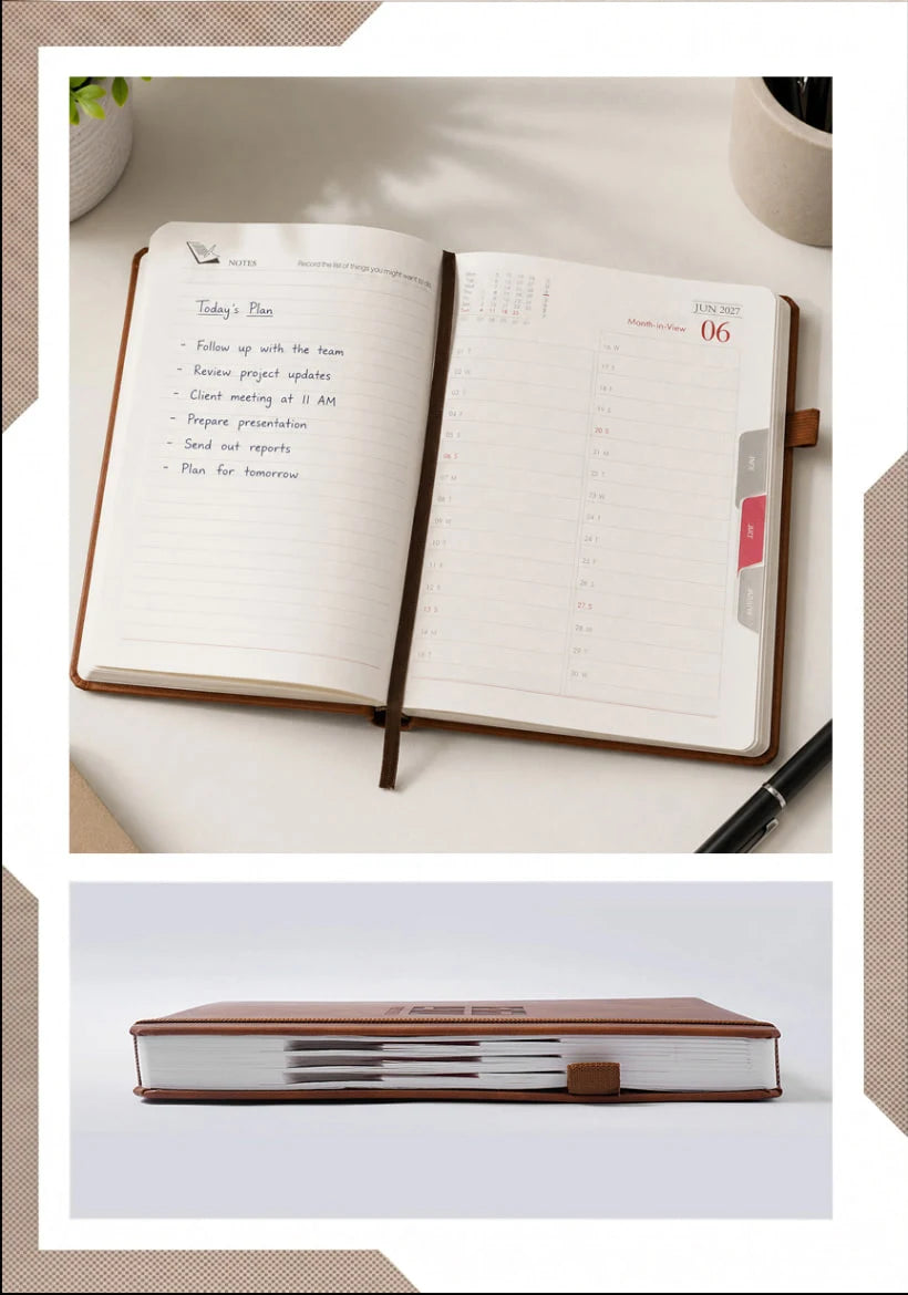 2027 Foam Thermal PU Executive Diary – V-102 | Customizable Diary