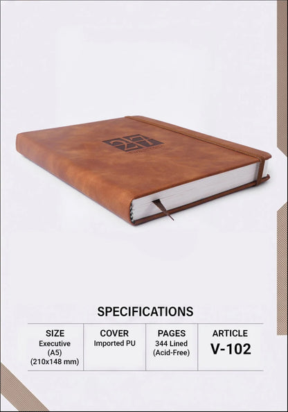 2027 Foam Thermal PU Executive Diary – V-102 | Customizable Diary