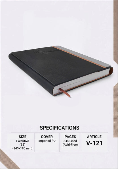 2027 Foam Thermal PU Executive Diary – V-121 | Customizable Business Diary