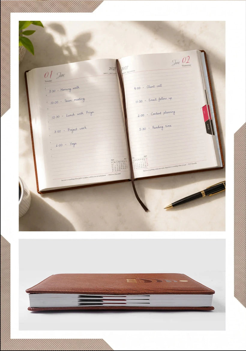 2027 Foam Thermal PU Executive Diary – V-176 | Customizable Business Diary