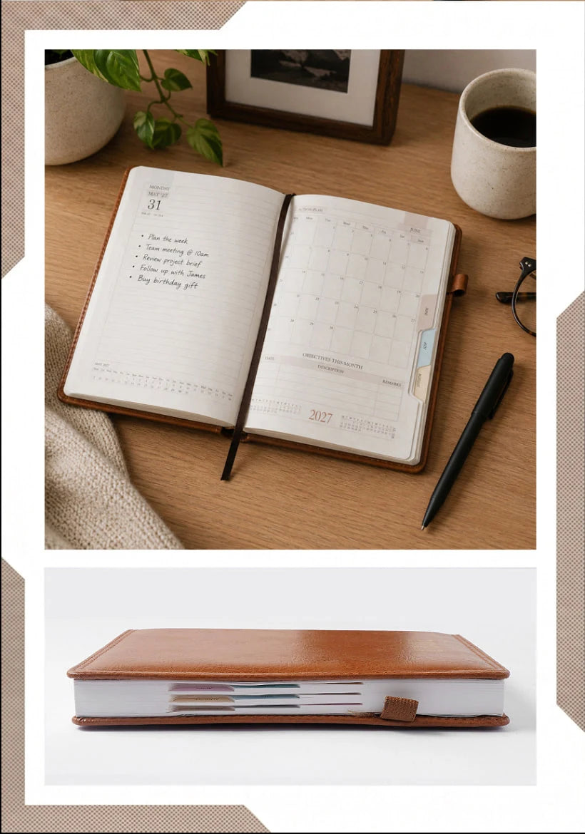 2027 Foam Thermal PU Executive Diary – V-204 | Customizable Business Diary