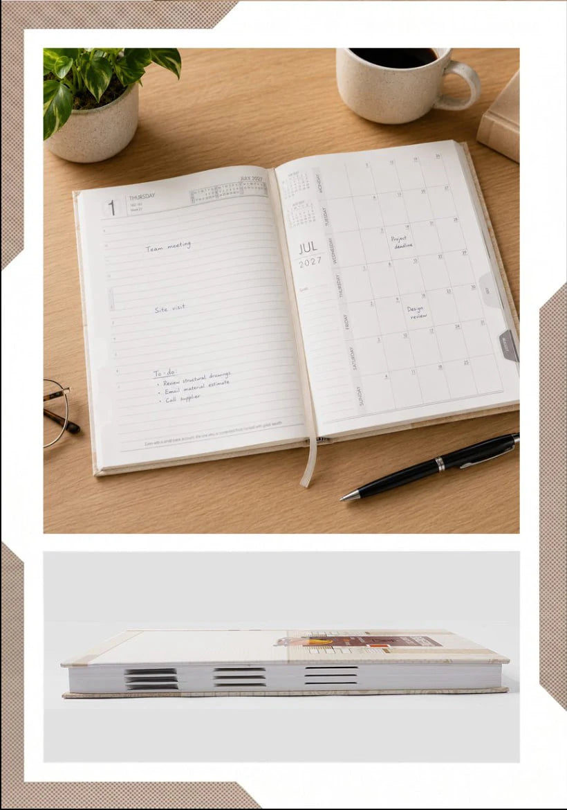 Engineering Diary 2027 | Executive Daily Planner | Professional Diary for Engineers