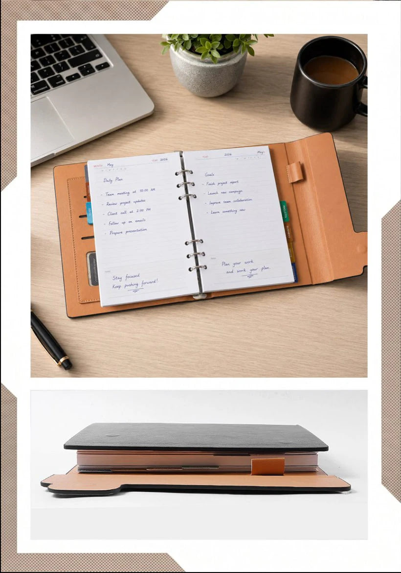 2027 Premium Organizer Executive Diary – V-403 | Customizable Business Organizer
