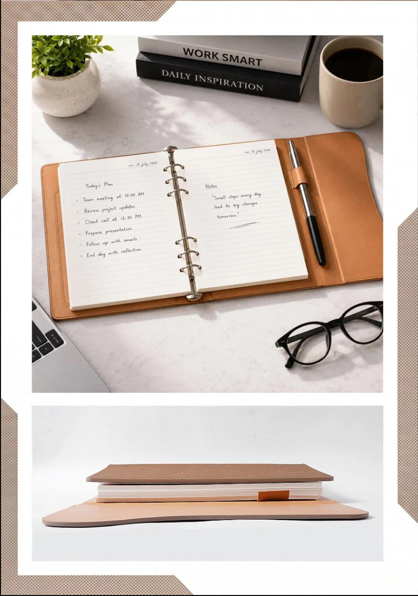 2027 Premium Organizer Executive Diary – V-410 | Customizable Business Organizer
