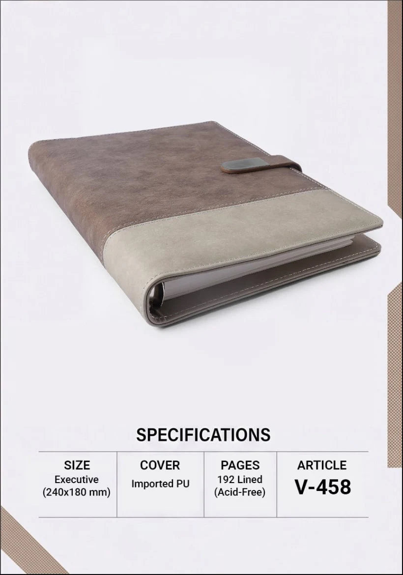 2027 Premium Organizer Executive Diary – V-458 | Customizable Business Organizer