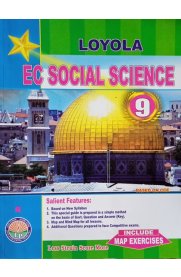9th standard Social Science English medium EC Loyola guide covering history geography civics economics for exam preparation