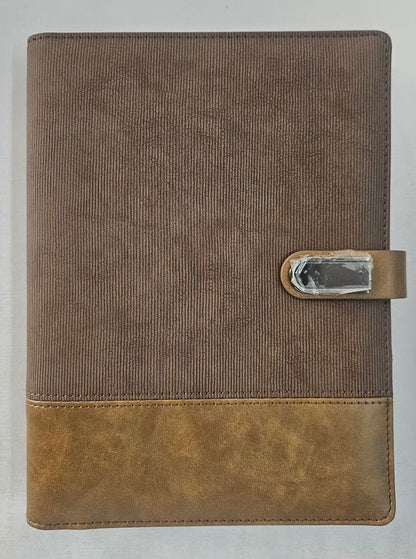Moment Powerbank Diary with 8000 mAh battery and 16gb pendrive (Brown)