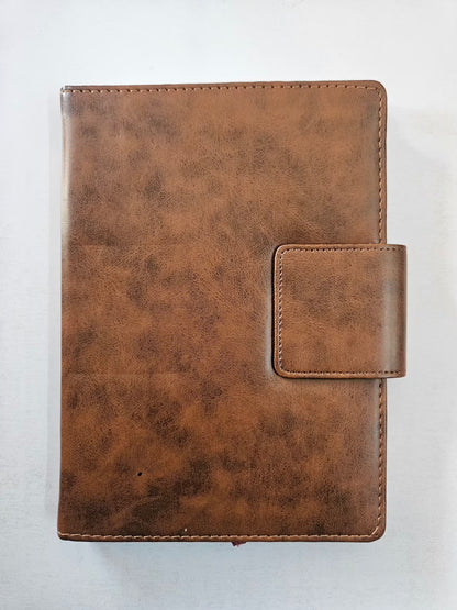 Premium Notebook A5 Foam with magnet lock & pen holder