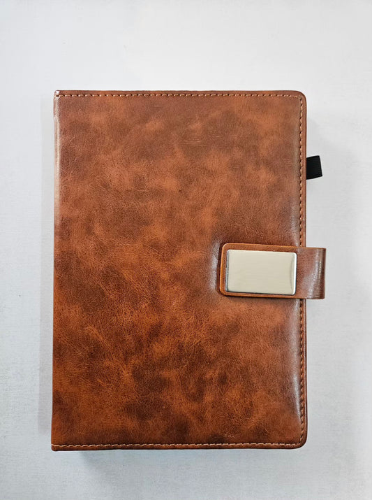 Premium Notebook A5 foam with magnet closure and pen holder